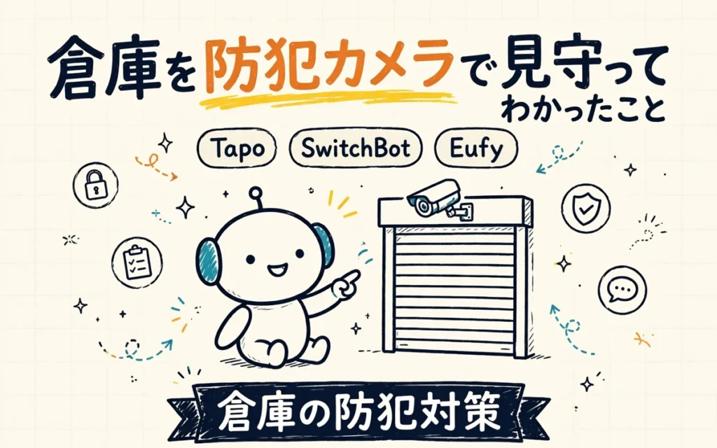 Tapo C425・SwitchBot屋外カメラ・Eufy SoloCam S220の防犯カメラ比較サムネイル画像