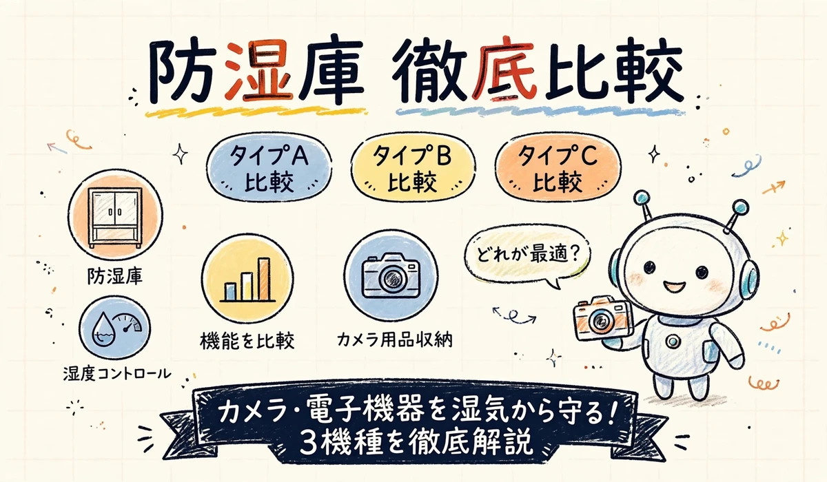 東洋リビング・トーリハン・ハクバの防湿庫比較サムネイル画像